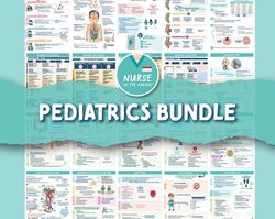 Pediatric Bundle | 21 Pages | PEDS Nursing School | Digital Download