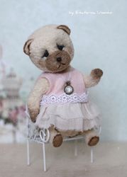Teddy bear 17 cm, free shipping