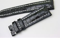 Alligator strap for BREITLING watch