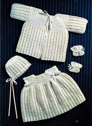 vintage crochet pattern 183 crocheted layette baby