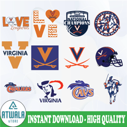 Virginia Cavaliers Football ,Virginia Cavaliers Football  svg , football svg, NCAA Sports svg
