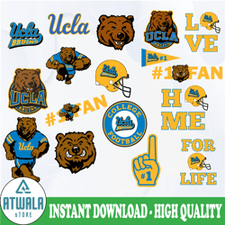 UCLA Football , Bruins Nation, College Football svg , football svg, NCAA Sports svg