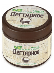 Tar Birch Ecological Body Skin And Hair Soap Anti-Dandruff Antiseptic 300ml