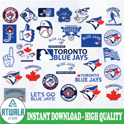 Toronto Blue Jays, Toronto Blue Jays svg, MLB svg, Clipart, Instant Download