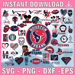 Houston Texans Svg Bundle, Clipart Bundle, NFL teams, NFL svg, Football Teams svg Digital Download
