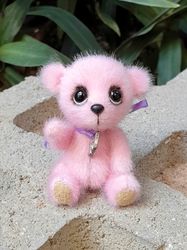 OOAK jointed mini Teddy Bear by Yumi Camui