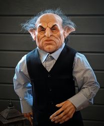 Harry Potter doll, Griphook the goblin.Life size art doll 36 inches