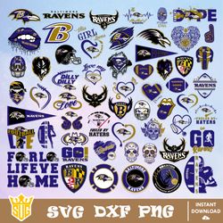 Baltimore Ravens Svg, National Football League Svg, NFL Svg, NFL Team Svg, American Football Svg, Sport Svg Files