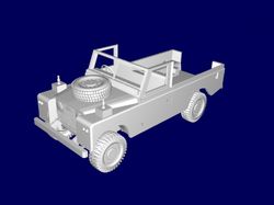 Beauty 1 3d Model Car STL 3D Printing Land Rover III