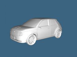 Beauty 1 3d Model Car STL 3D Printing Honda E
