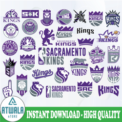 Sacramento Kings  Svg, NBA sports, Basketball Bundle Svg, NBA Svg