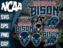 Howard Bison SVG bundle , NCAA svg, NCAA bundle svg eps dxf png,digital Download ,Instant Download