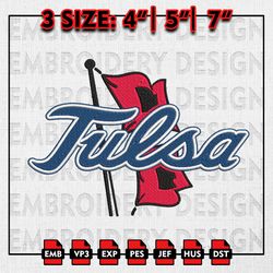 Tulsa Golden Hurricane Embroidery file, NCAAF teams Embroidery Designs, Golden Hurricane Football, Machine Embroidery