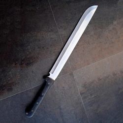 Handmade D2 Steel tactical warrior combat fighter sword, Micarta handle Along Leather Sheath