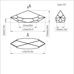 Project 353. Stained glass printable pattern. Brillant3d