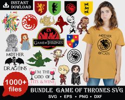 1000 Game Of Thrones svg, Game Of Thrones Big Bundle svg, svg,dxf,png, GOT png file, Cricut,Kids Silhouette