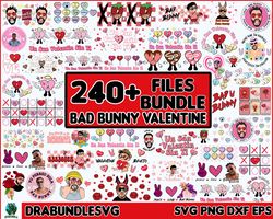 240 Valentine Bad Bunny Svg Png, Bad Bunny Valentines Png, Un San Valentin Sin Ti PNG, Valentines Benito Png, Bad Bunny,