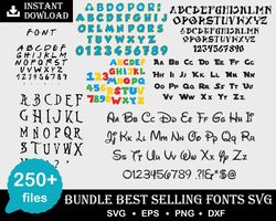 250 Best Selling Font svg bundle svg,font avenger,font marvel, font jurassic,Mario Font,disney font,Pokemon Font,Ninja F