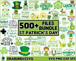 500 St Patricks Day, Patricks Day Bundle, St Patricks Day Png, Sublimation Png, St Patrick Day, Holiday Png, Saint Patri