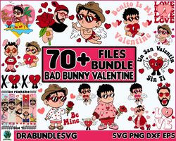 70 Files Valentine Bad Bunny Svg Png, Valentines Benito Png, Valentines Bad Bunny Png, Un San Valentin Sin Ti Png