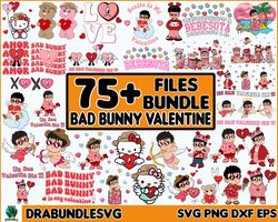 75 Valentine Benito SVG PNG Bundle, Benito Is My Valentine Svg, Un San Valentin Sin Ti, Bad Bunny Valentines, Benito Dia