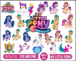 My Little Pony SVG Bundle, Pony Svg, Little Pony Svg, Pony Logo Svg, Pony Birthday Svg