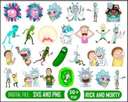Rick and Morty SVG Bundle, Morty svgpng cut file, Rick and Morty vector, Rick and Morty file cricut Active