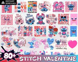 Stitch Valentine Svg, Stitch Svg, Lilo and stitch svg, Love svg, Valentines Day svg, Stitch png, Valentine stitch svg, C