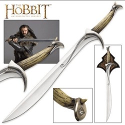 ORCRIST LOTR Sword Of Thorin Oakenshield From The Hobbit Movie, Goblin Cleaver