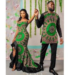 Matching Wedding Outfit Traditional Aso Oke Wear White & Gold Clothes| Dress| African Igbo | Ghanian | Suit| Groom|