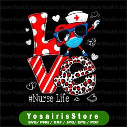 Love Dabbing Heart Nursing PNG, Nurse Life Valentines Png, Cute Nurse Png, Nurse Valentine Png, Love Nurse Png