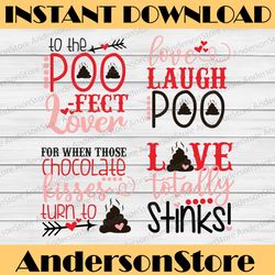 Valentines Day Tp Svg - Toilet Paper SVG Bundle, DXF, EPS, png Files for Cutting Machines Cameo or Cricut - Poop Svg