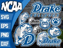 Drake Bulldogs SVG bundle , NCAA svg, NCAA bundle svg eps dxf png,digital Download ,Instant Download