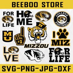 Missouri Tigers, Missouri Tigers svg, football svg NCAA Sports svg Instant Download