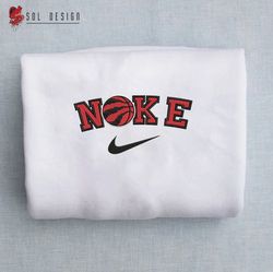 Nike Toronto Raptors Embroidered Unisex Shirt, Raptors NBA T Shirt, Basketball, NBA Embroidery Hoodie, NBA Sweatshirt