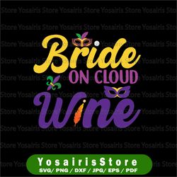 Bride On Cloud Wine Mardi Gras PNG, Wine Mardi Gras PNG, Bride PNG, Mardi Gras, Carnival PNG