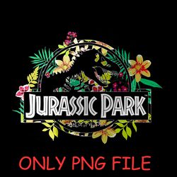 Jurassic Park Floral Tropical Fossil svg, Disneyland Family Trip Vacation cricut, shirt png, Disneyland svg, Jurassic