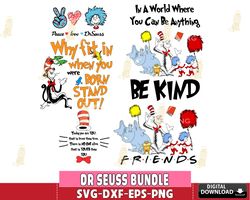 Dr Seuss svg, Dr. Seuss Day svg, Cat in the hat svg, Dr Seuss Svg bundle , Silhouette, Digital , Instant Download