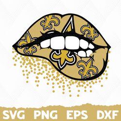 New Orleans Saints Lips Football Team Svg, New Orleans Saints Lips Svg, NFL Teams svg, NFL Lips, NFL Svg, Png, Dxf