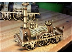 Digital Template Cnc Router Files Cnc Locomotive 4 mm Files for Wood Laser Cut Pattern