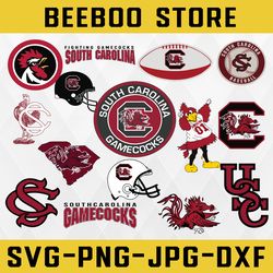 South Carolina Gamecocks, South Carolina Gamecocks svg, football svg NCAA Sports svg Instant Download