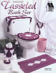 Digital Crochet Patterns Lasseled Bath Set