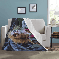 Beetlejuice Blanket Lightweight Soft Microfiber Fleece