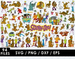 Scooby Doo SVG Files Scooby Doo SVG Cut Files Scooby Doo PNG Scooby Doo Cricut Files Scooby Doo Layered, Clipart Bundle