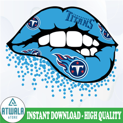 Tennessee Titans Inspired Lips png File Sublimation Printing, png file printable, sublimation