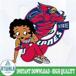 Betty Boop With Iowa State PNG File, NCAA png, Sublimation ready, png files for sublimation,printing
