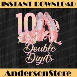 10th Double Digits Png, Birthday Ballet Dancer Png, Ballerina Png, 10th Birthday Shirt Png, 10th Birthday