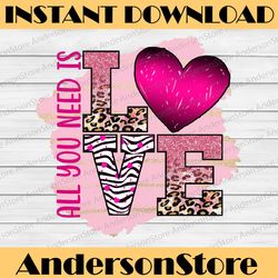 All you need is love png/hippie digital download/Sublimation png