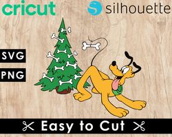 Pluto Christmas Svg Files, Pluto Svg Files, Vector Png Images, SVG Cut Files for Cricut, Clipart Bundle