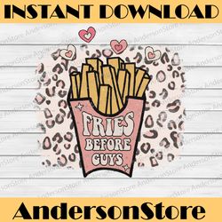 Fries before guys png, Retro leopard valentines day sublimation designs downloads, groovy valentine's day gift clipart